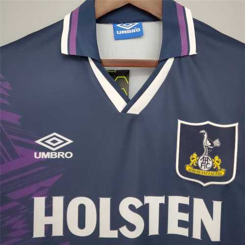 Retro Jersey 1994-1995 Tottenham Hotspur Away Purple Soccer Jersey