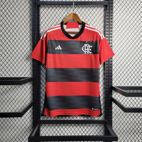 Fans Version 2023-2024 Flamengo Home Soccer Jersey S,M,L,XL,2XL,3XL,4XL