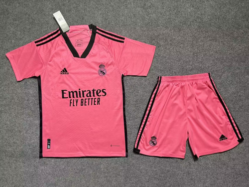 Adult Uniform 2023-2024 REAL MADRID Pink Soccer Jersey Shorts