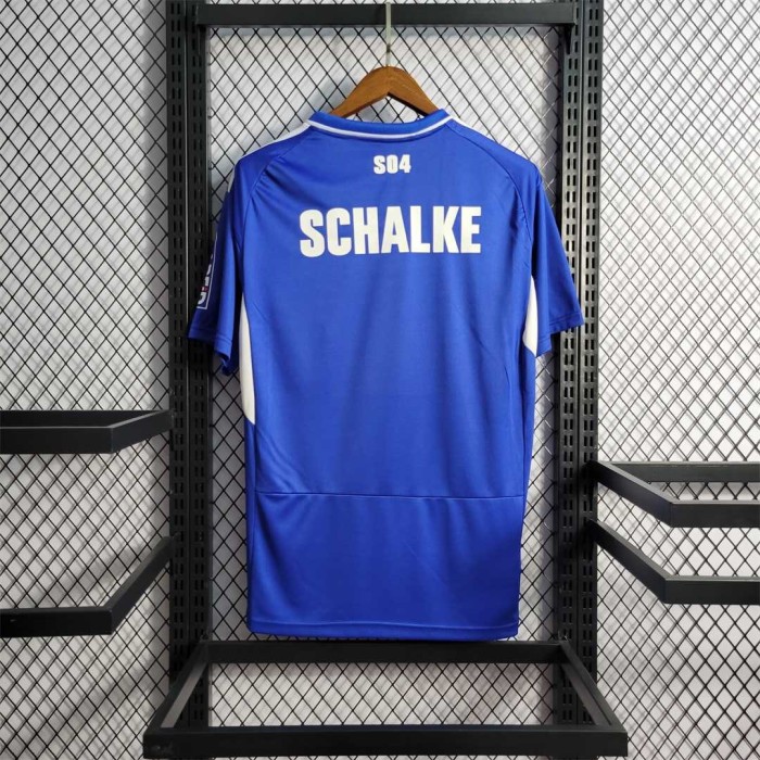 Fans Version 2022-2023 Schalke 04 Home Soccer Jersey