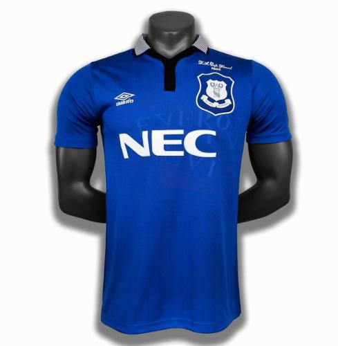 Retro Jersey 1995-1996 Everton Home Soccer Jersey Vintage Football Shirt