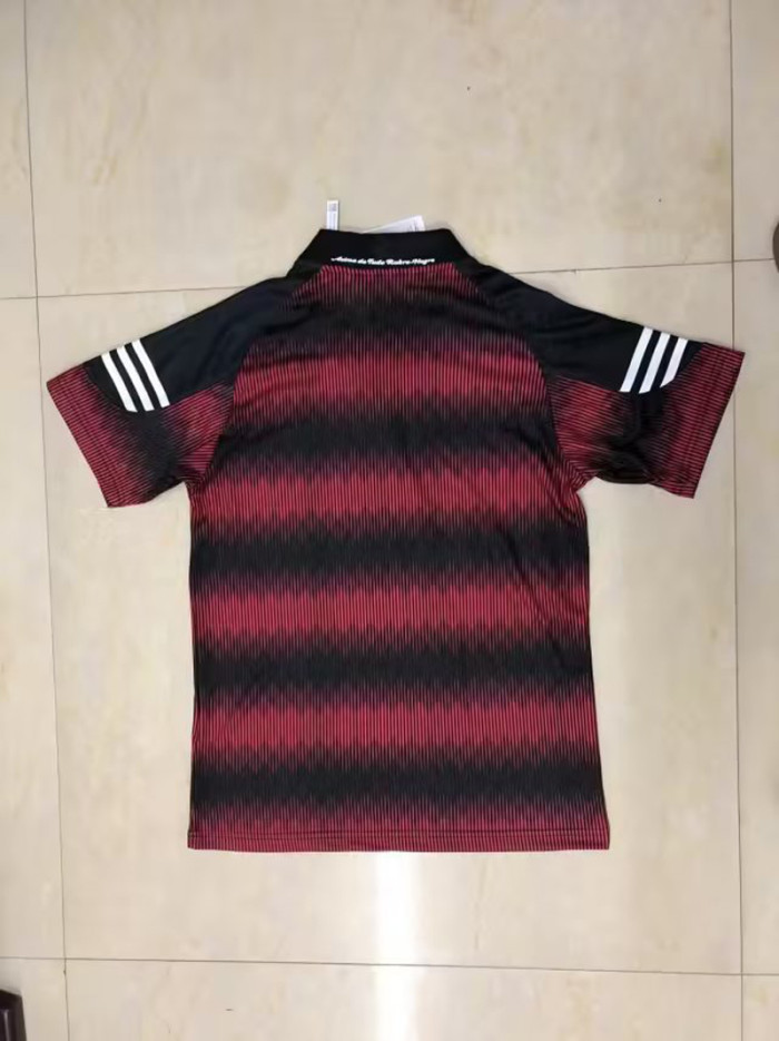 Fans Version 2023-2024 Flamengo Black/Red Soccer Training Jersey