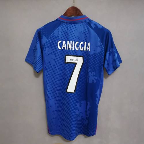 Retro Jersey 2002-2003 Rangers CANIGGIA 7 Home Soccer Jersey