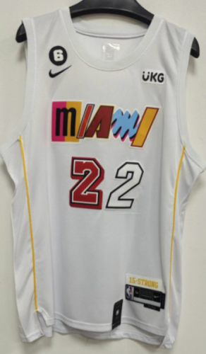 Miami Heat 22 BUTLER White NBA Shirt Basketball Jersey
