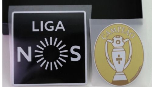League Patch and Gold Champion Patch for SL Benfica Jersey
