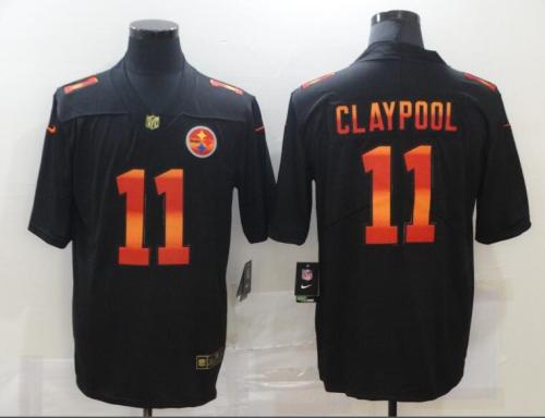 Pittsburgh Steelers 11 CLAYPOOL Black Colorful Fashion Limited Jersey
