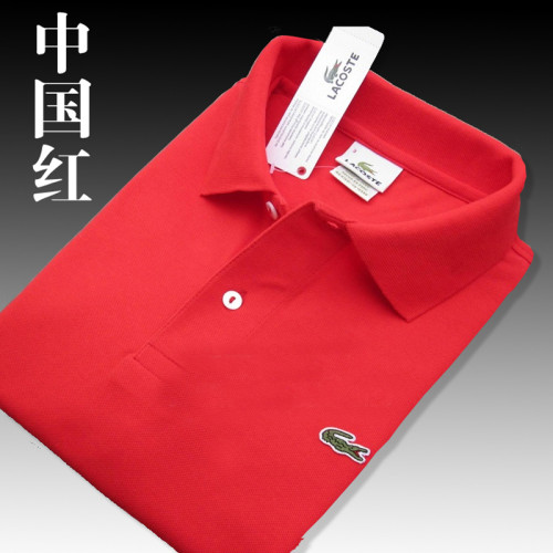 Red Classic La-coste Polo Same Style for Men and Women