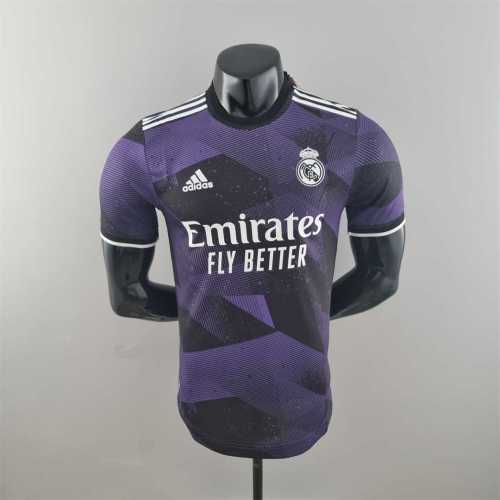 Player Version 2022-2023 Real Madrid Purple/Black Soccer Jersey