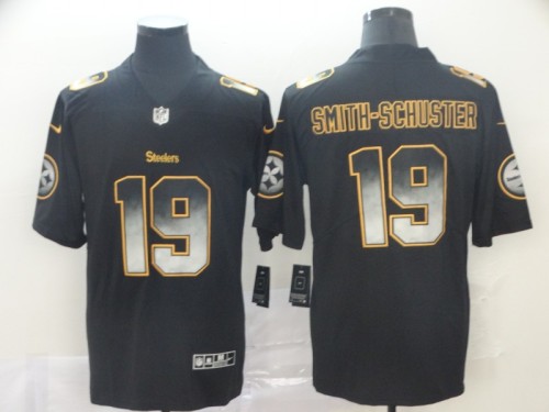Pittsburgh Steelers #19 SMITH-SCHUSTER Black/Yellow NFL Jersey