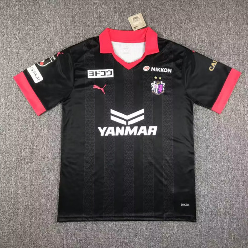 Fans Version 2023-2024 Cerezo Osaka 3rd Away Black Soccer Jersey