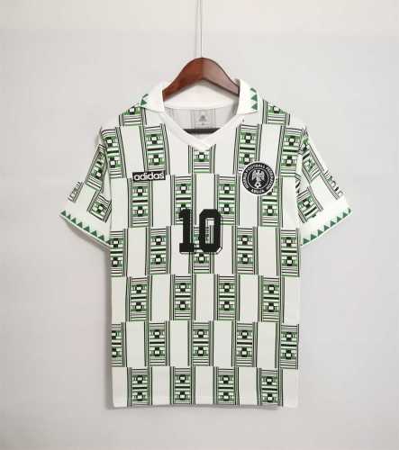 Retro Jersey 1994 Nigeria OKOCHA 10 Away Vintage Soccer Jersey