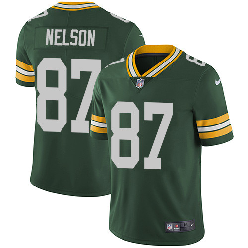 Green Bay Packers #87 NELSON Green NFL Legend Jersey