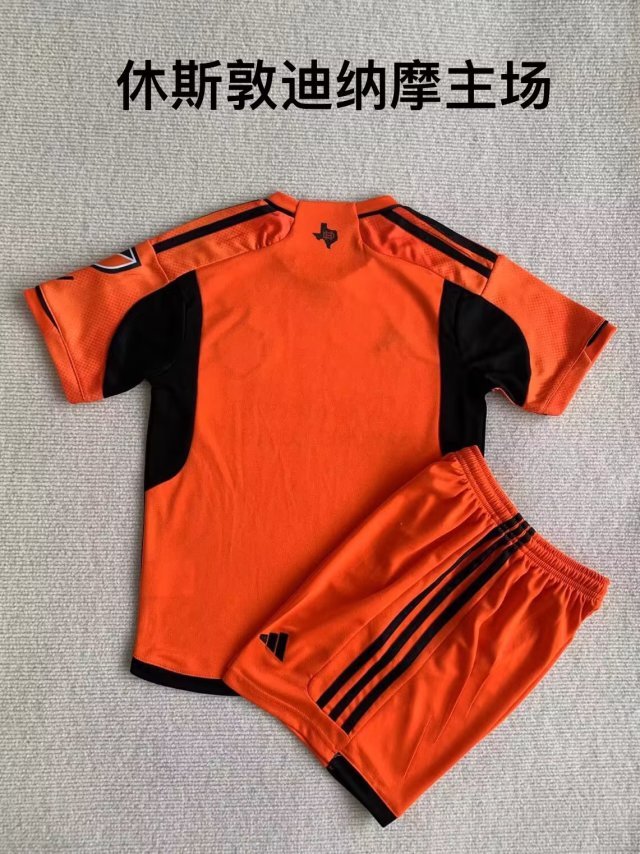 Adult Uniform 2023-2024 Houston Dynamo Home Soccer Jersey Shorts