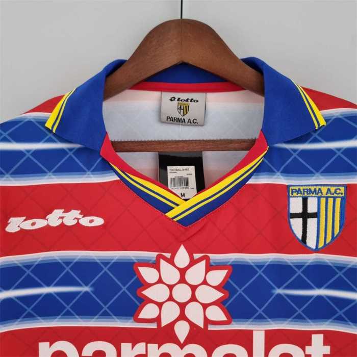 Retro Jersey 1998-1999 Parma Away Red Soccer Jersey