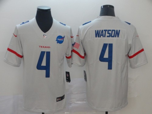 City Version Houston Texans #4 WATSON White NFL Jersey