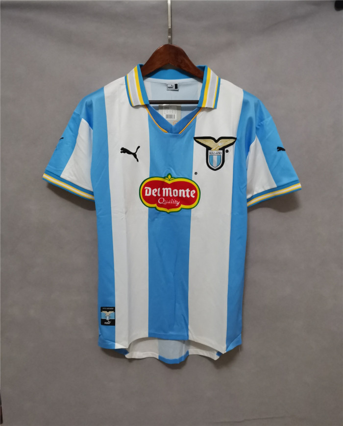 Retro Jersey 1999-2000 Lazio Home Soccer Jersey 23 VERON Football Shirt