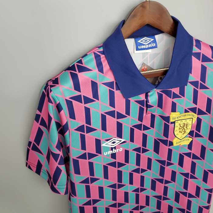 Retro Jersey 1988-1989 Scotland Away Soccer Jersey