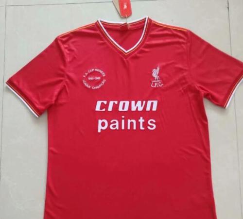 Retro Jersey 1986 Liverpool Home Soccer Jersey