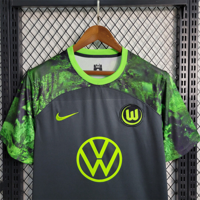 Fans Version 2023-2024 VfL Wolfsburg Away Soccer Jersey