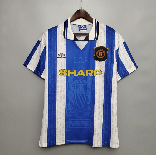 Retro Jersey 1994-1996 Manchester United Away Soccer  Jersey