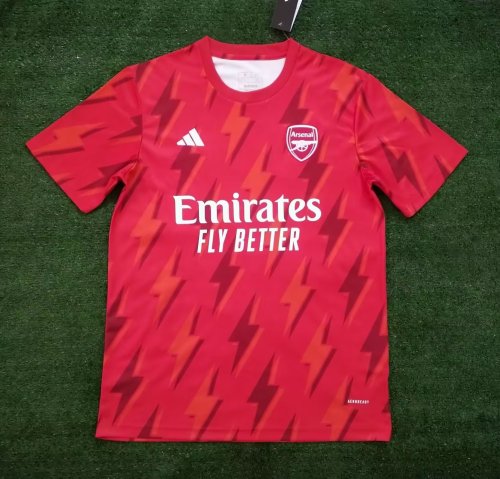 Fans Version 2023-2024 Arsenal Red Soccer Training Jersey