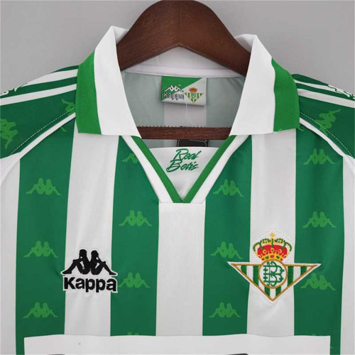 Retro Jersey 1996-1997 Real Betis Home Soccer Jersey Vintage Football Shirt