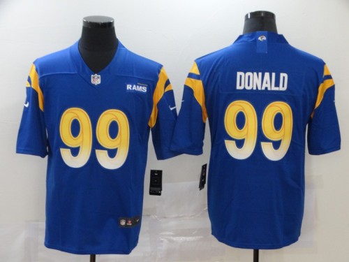 Los Angeles Rams 99 Aaron Donald Royal 2020 New Vapor Untouchable Limited Jersey