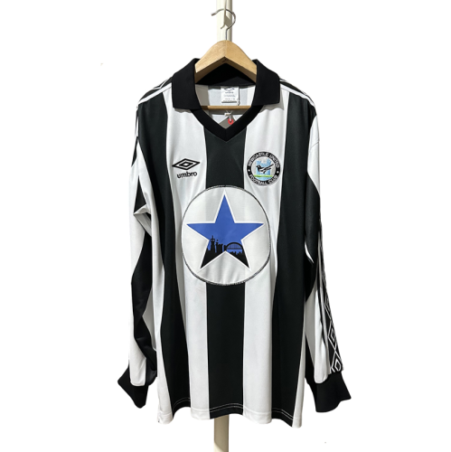 Long Sleeve Retro Jersey 1980-1982 Newcastle United Home Soccer Jersey