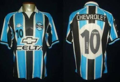 Retro Jersey 2000 Gremio 10 CHEVROLET Home Soccer Jersey