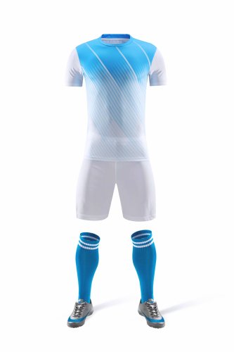 DLS-X917 DIY Custom Blank Uniforms White Soccer Jersey Shorts