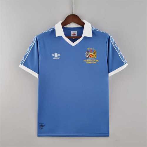 Retro Jersey 1981-1982 Manchester City Home Soccer Jersey