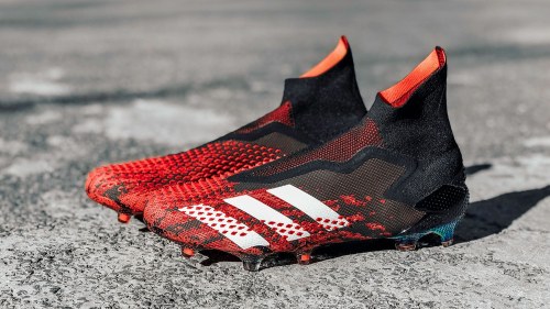 Red/Black Soccer Shoe