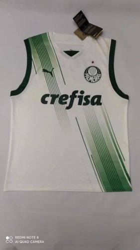 2023-2024 Palmeiras White Soccer Training Vest