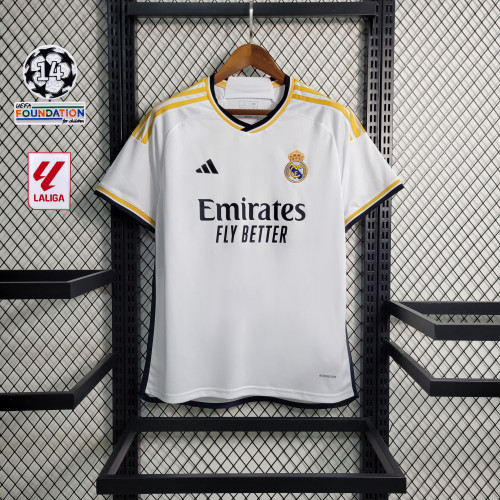 Real Camisetas de Futbol 2023-2024 Fan Version Real Madrid Home Soccer Jersey S,M,L,XL,2XL,3XL,4XL