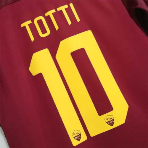 Retro Jersey 2017-2018 As Roma TOTTI 10 Home Soccer Jersey Vintage Football Shirt
