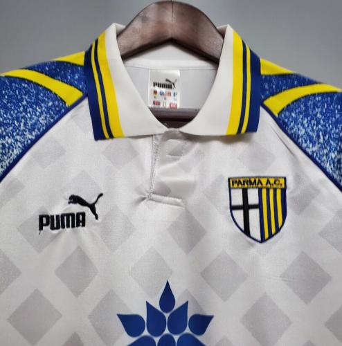 Retro Jersey 1995-1997 Parma White Soccer Jersey Vintage Football Shirt