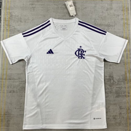 Fans Version 2023-2024 Flamengo White Soccer Jersey