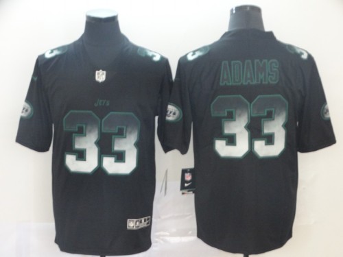 New York Jets #33 ADAMS Black/Green NFL Jersey