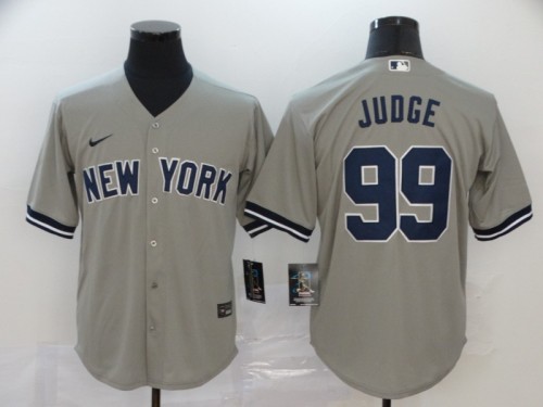 New York Yankees 99 JUDGE Grey 2020 Cool Base Jersey