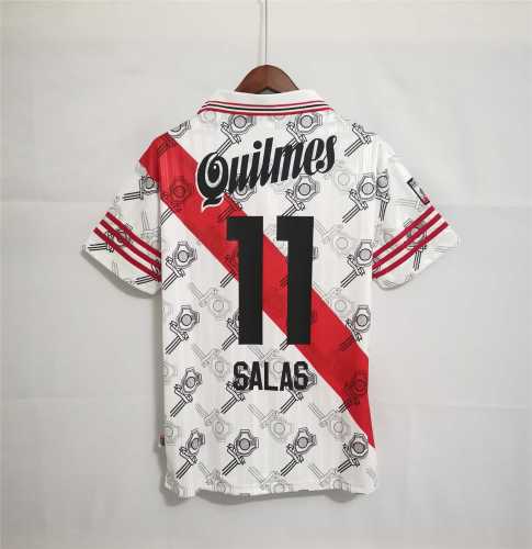Retro Jersey 1995-1996 River Plate 11 SALAS Home Soccer Jersey