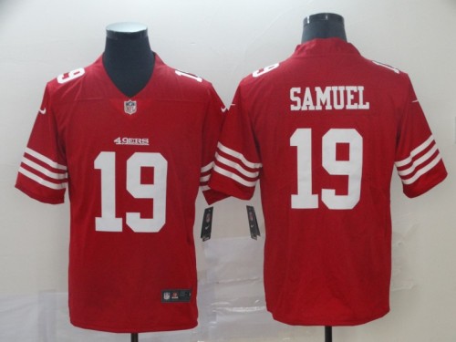 San Francisco 49ers #19 SAMUEL Red/White NFL Jersey