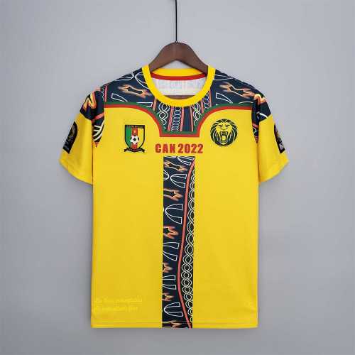 Special Version 2022 Cameroon Yellow Soccer Jersey