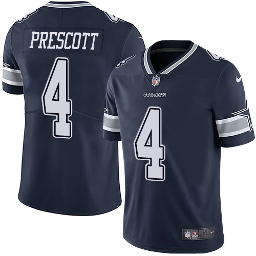 Dallas Cowboys #4 PRESCOTT NAVY NFL Legend Jersey