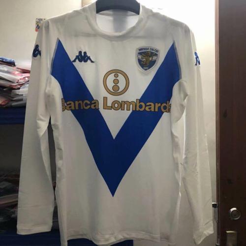 Retro Jersey Brescia 2003-2004 White Long Sleeve Soccer Jersey