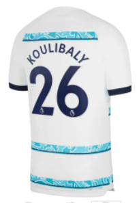 With EPL Fonts Fans Version 2022-2023 Chelsea 26KOULIBALY Away Soccer Jersey