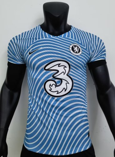 2023-2024 Player Version Chelsea Special Blue Soccer Jersey