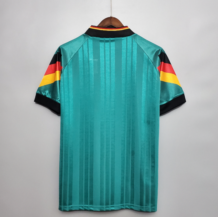 Retro Jersey 1992 Germany Away Green Soccer Jersey Vintage Football Shirt