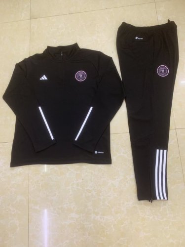 2023-2024 Inter Miami Black Soccer Training Sweater and Pants