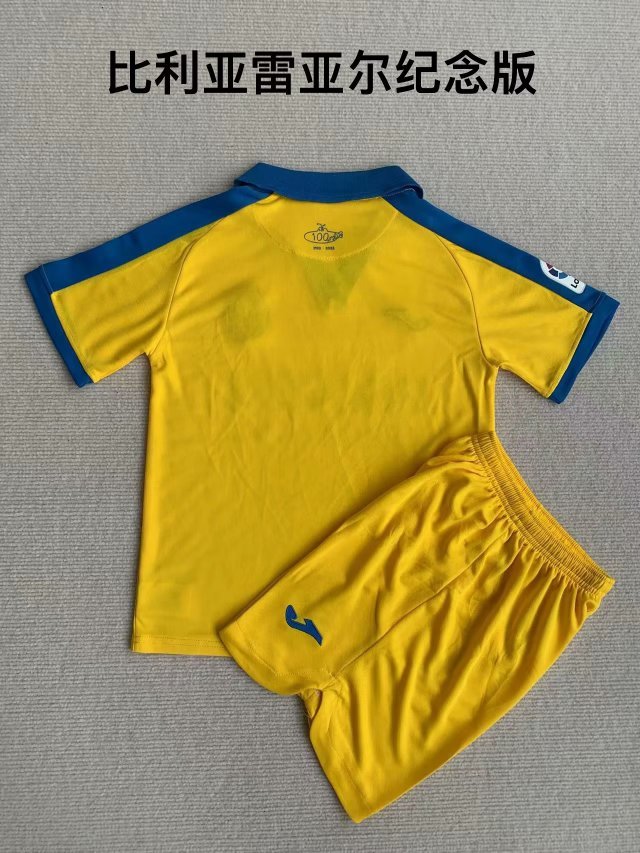 Adult Uniform 2023-2024 Yellow Souvenir Soccer Jersey Shorts