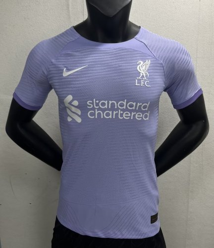 2023-2024 Player Version Liverpool 3rd Away Purple Soccer Jersey